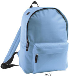 SOL'S Uniszex RIDER poliészter hátizsák cipzáras zsebbel, SOL'S SO70100, Sky Blue-U (so70100sb-u)