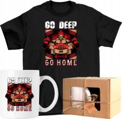  Bögre szett Póló Edzőterem Sport Gym 1 Kész Ajándék 128 (AP52.18.128)