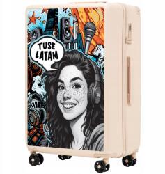 Wings Nagy méretű Abs kemény XXL bőrönd 4 keréken Wings (CS-BNT01-L-WHITE-T4)