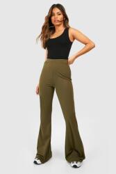 Boohoo XC32301 Boohoo Női Nadrág Magas Derekú Khaki (15) L