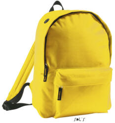 SOL'S Uniszex RIDER poliészter hátizsák cipzáras zsebbel, SOL'S SO70100, Gold-U (so70100go-u)