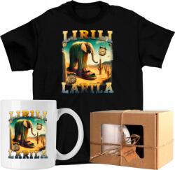  Bögre szett Póló Lirili Larila elefánt brainrot 3 Kész Ajándék 128 (AP44.62.128)