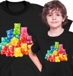  Gyerek Póló Gyümölcsös mackók 3 Fekete 140 (AP54.78.140)