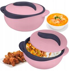 Pinnacle PS1295 termikus ételtartó doboz, 2, 5 literes, rózsaszín (PS1295 R)