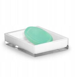 Rodeno Fehér Fürdőszobás Szappantartó Tartós Szabadon Álló Átlátszó Ellenálló (ROD0188)