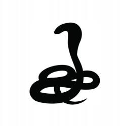 Királykobra autós matrica