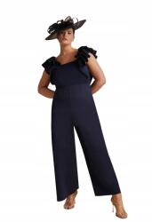  Coast Elegáns Overál, fodrokkal, sötétkék, Size 6XL