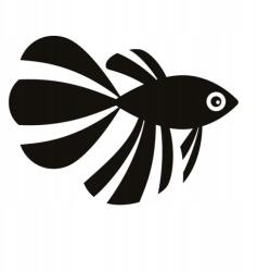 Autós matrica guppi hal