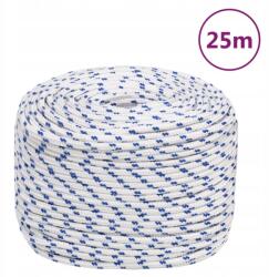 VidaXL Vitorláskötél, fehér, 8 mm, 25 m, polipropilén (8720287125686)