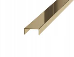 Dekorléc Rektifikált Lapokhoz, Arany, 2cm x 90cm (PRGO-0007)