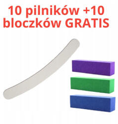 Szett 10 db banán reszelő fehér 100/180 10 db Gatis polírozó tömb!