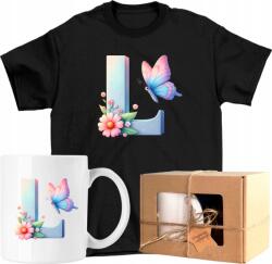  Bögre szett Póló pillangó betű ábécé L Kész Ajándék 104 (AP26.480.104)