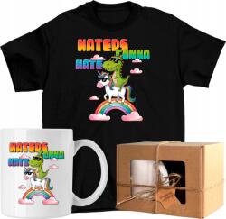  Bögre szett Póló haters gonna hate dino Kész Ajándék 128 (AP44.49.128)