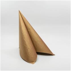 Mank papírszalvéta 3 rétegű 40x40 cm 100 lap/csomag - bronz