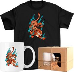  Bögre szett Póló Tigris Művészet 5 Kész Ajándék 116 (AP45.203.116)