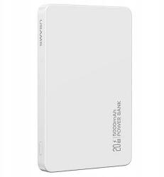 USAMS indukciós powerbank 5000mAh 20W Pd Fast Charge fehér/white Cy Series (5KCD23103)