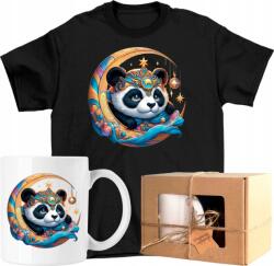  Bögre szett Póló Panda Mese Színes 9 Kész Ajándék 128 (AP32.0311.128)