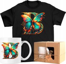  Bögre szett Póló Betű Pillangó Névre szóló Színes 24 Kész Ajándék 116 (AP17.033.116)