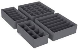 SONGMICS Fiókrendszerező 4 db-os készlet, Szürke (RUS04GY)