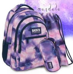 DERFORM BackUp iskolatáska hátizsák SZETT - Mandala (PLB6O13/SZETT)