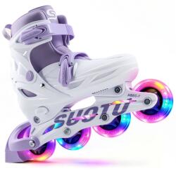 SUOTU Rolki Regulowane 37-41 Świecące Kółka Led Rolki Rekreacyjne (S78)
