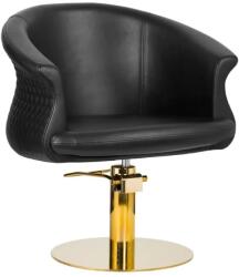  TULIP fekete és arany fodrászszék