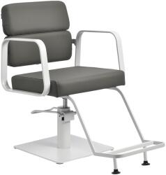  PORTO szürke fodrászszék fehér karfával