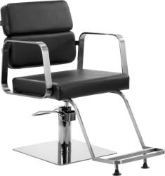  PORTO fekete fodrászszék fém karfával