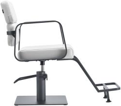  PORTO fehér fodrászszék szürke karfával