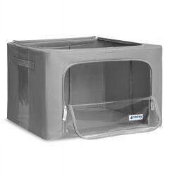 4CONVY Huzat táska tároló Erős ágyneműtartó 66L-es vázzal (storagebag_frame_darkgray_66L_1)