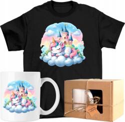  Bögre szett Póló Unikornis Színes Gyerek 1 Kész Ajándék 128 (AP32.1713.128)