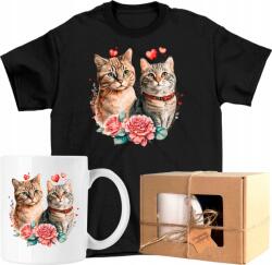  Bögre szett Póló Cica Virágok Cica Kedves 5 Kész Ajándék 152 (AP45.63.152)