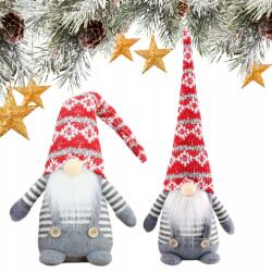 Korbi Manó Karácsonyi Manó Dekoráció Ülő Manó Nagy Dísz Piros 36CM (Korbi SKRZAT ŚWIĄTECZNY CZERWONY 42CM)