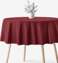 Goldea karácsonyi kör alakú teflonos terítő - bordó Ø 150 cm