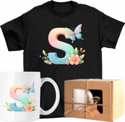  Bögre szett Póló pillangó betű ábécé S Kész Ajándék 152 (AP26.487.152)