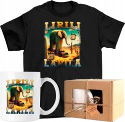  Bögre szett Póló Lirili Larila elefánt brainrot gén Kész Ajándék 152 (AP44.62.152)