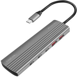 LogiLink Hub Usb-c 3.2 Gen2 LogiLink 10x 8xUSB-C port 2xUSB-A Pd 100W Thunderbolt (UA0415)