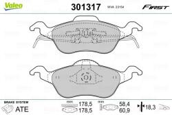 VALEO Set placute frana VALEO 301317 (301317)