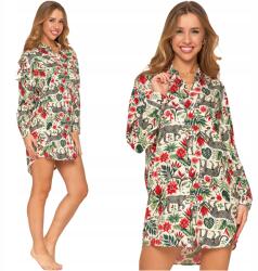 Moraj Viszkóz mintás hosszú ujjú hálóing PATT1 4800-002 3XL (PDK4800-002)