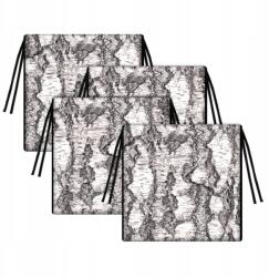 Bertoni 4 db-os párna szett Tip kerti székhez 40x40 cm kivehető betét Breza (TIP BREZA 4)