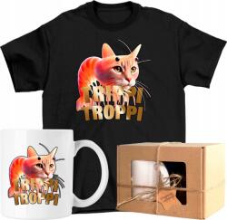  Bögre szett Póló trippi troppi brainrot cica 4 Kész Ajándék 116 (AP44.85.116)