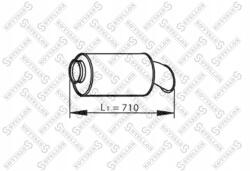 Stellox Kipufogódob Kerek Volvo Fl M H, Rvi Premium