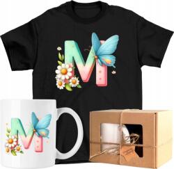  Bögre szett Póló pillangó betű ábécé M Kész Ajándék 140 (AP26.481.140)