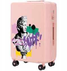 Wings XL bőrönd 4 keréken Tágas Utazópoggyász repülőgéphez Abs Wings (CS-BNT01-M-PINK-T1)