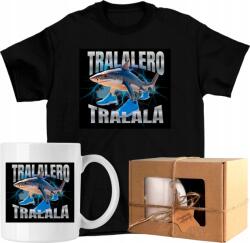  Bögre szett Póló Tralalero Tralala brainrot cápa 3 Kész Ajándék 104 (AP44.75.104)