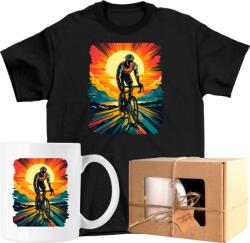  Bögre szett Póló Kerékpáros Fan 2 Kész Ajándék 152 (AP51.65.152)