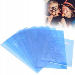  Arcfestő Sablonok Szemkörnyékre 12DB-OS Tetováló Sablon Szett (1410210006411)