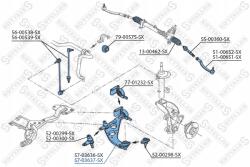 Stellox Lengőkar Jobb Mini Cooper All 01