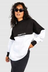 Boohoo HC64103 Boohoo Melegítő Pulóver Oversize Kontraszt Feliratok (15) M