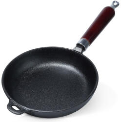 Vilde Tigaie din fontă cu mâner din lemn, 20 cm - CAST LINE